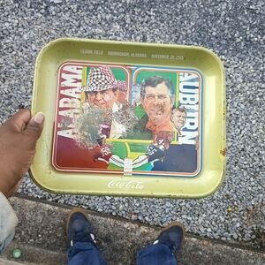 Coca-Cola Alabama vs Auburn Vintage Tray